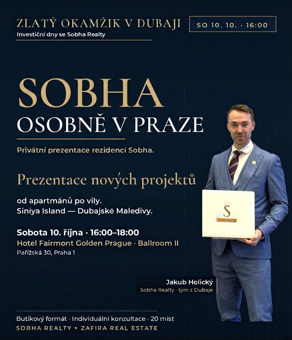 Pozvánka — Sobha osobně v Praze